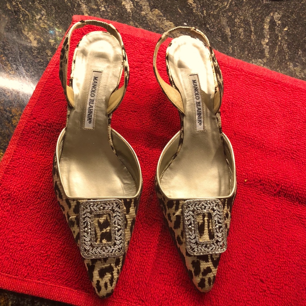 Manolo Blahnik mules